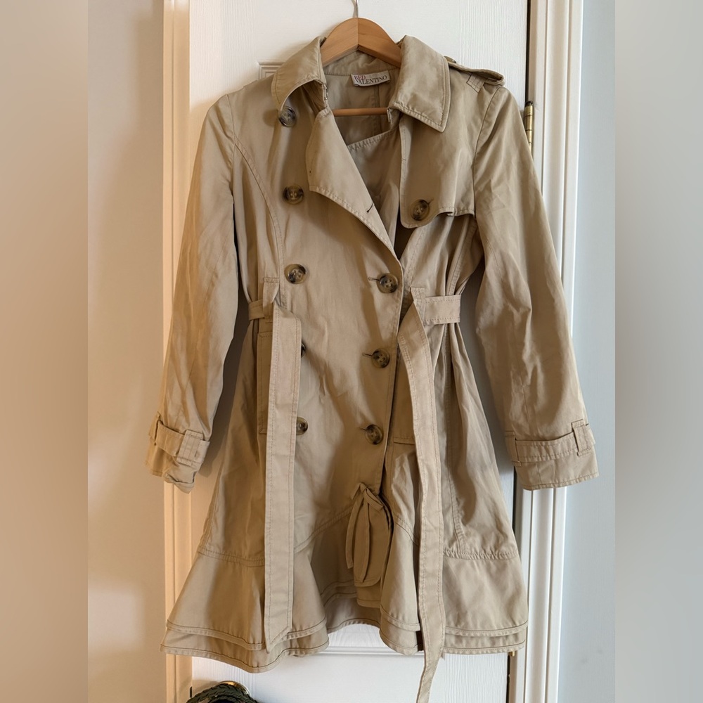 RED Valentino Beige Trench Coat